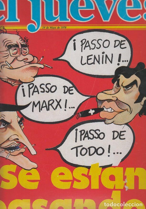 Collezionismo di Rivista Tiempo: EL JUEVES numero 0051 - SE ESTAN PASANDO