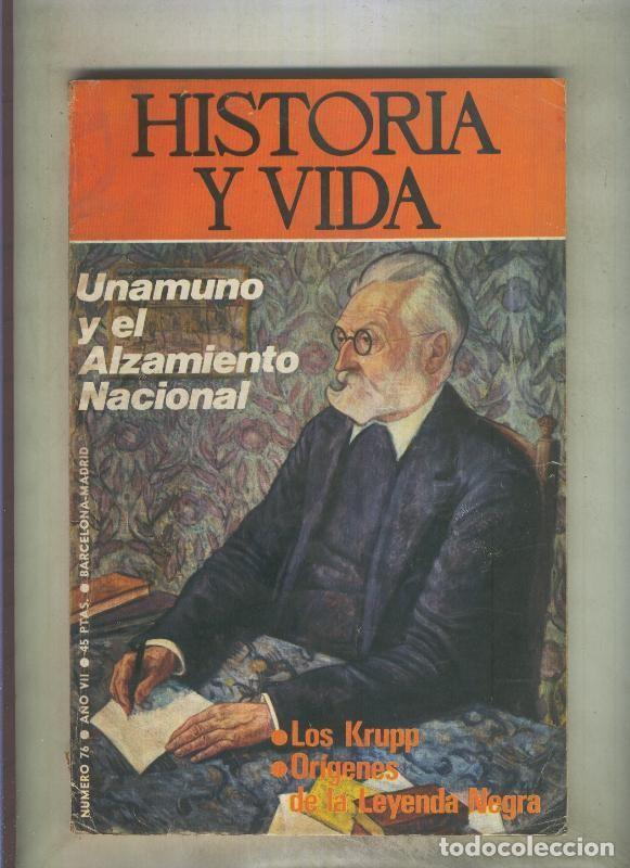 Collezionismo di Rivista Tiempo: Historia y vida numero 076 (numerado 3 en trasera) - Varios
