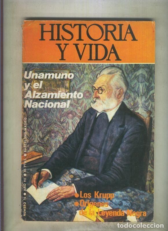 Sammeln von Zeitschriften Tiempo: Historia y vida numero 076 (numerado 1 en trasera) - Varios