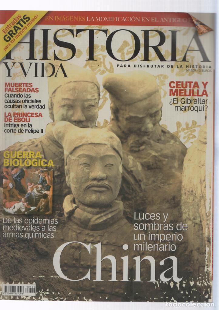 Coleccionismo de revista Tiempo: Historia y Vida numero 409: China - Varios