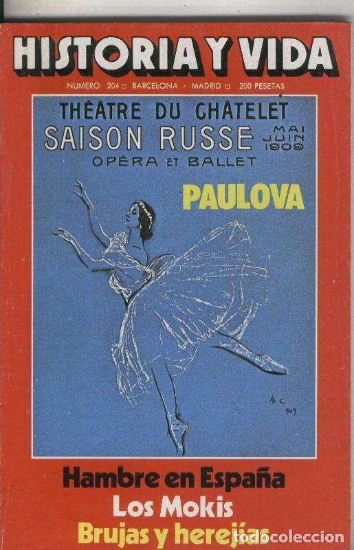 Collectionnisme de Magazine Tiempo: Historia y Vida numero 204: Paulova - Varios