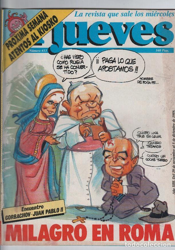 Collezionismo di Rivista Tiempo: EL JUEVES numero 653 - MILAGRO EN ROMA