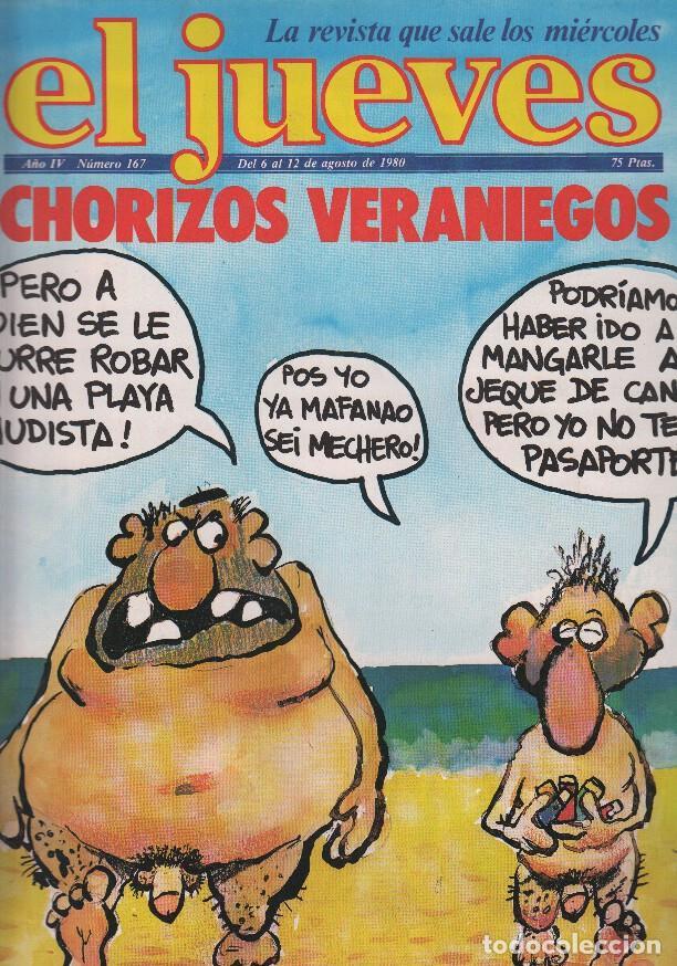 Collezionismo di Rivista Tiempo: EL JUEVES numero 167 - POSTER CENTRAL DE RELAJO VERANIEGO