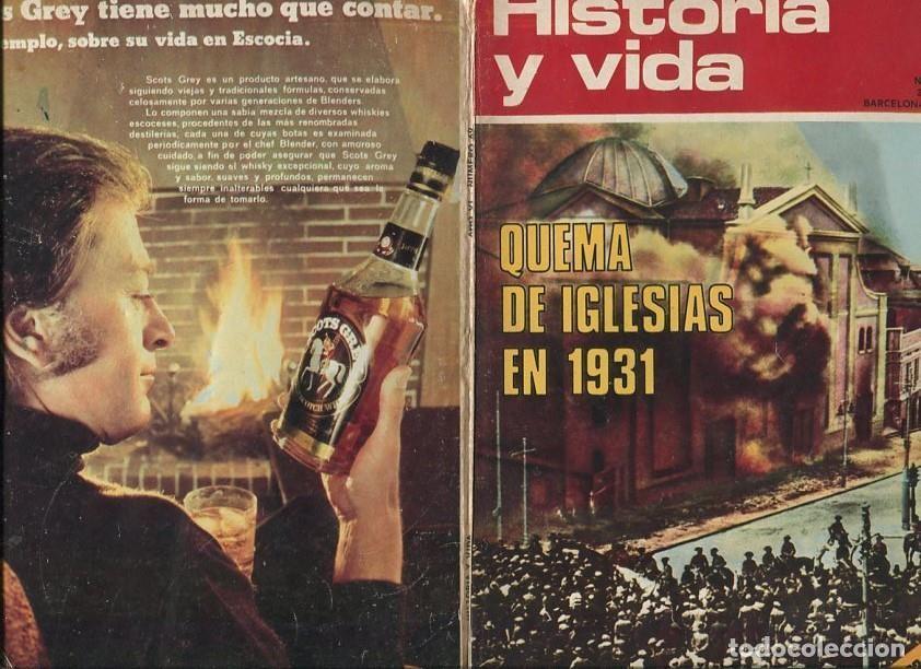 Collectionnisme de Magazine Tiempo: Historia y Vida numero 069 : Quema de iglesias en 1931 - Varios