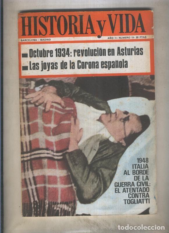 Collezionismo di Rivista Tiempo: Historia y Vida numero 019 (numerado 1 en la trasera) - Varios