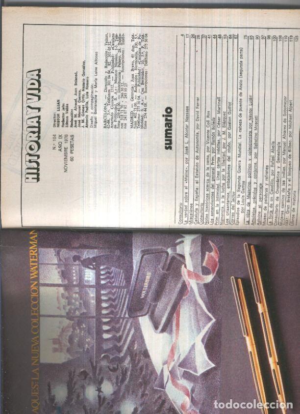 Collezionismo di Rivista Tiempo: Historia y Vida revista numero 104: impreso sin imagen cubierta - Varios
