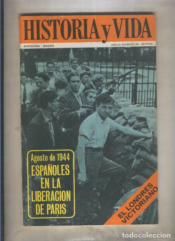 Sammeln von Zeitschriften Tiempo: Historia y Vida numero 036 (numerada 1 en trasera( - Varios
