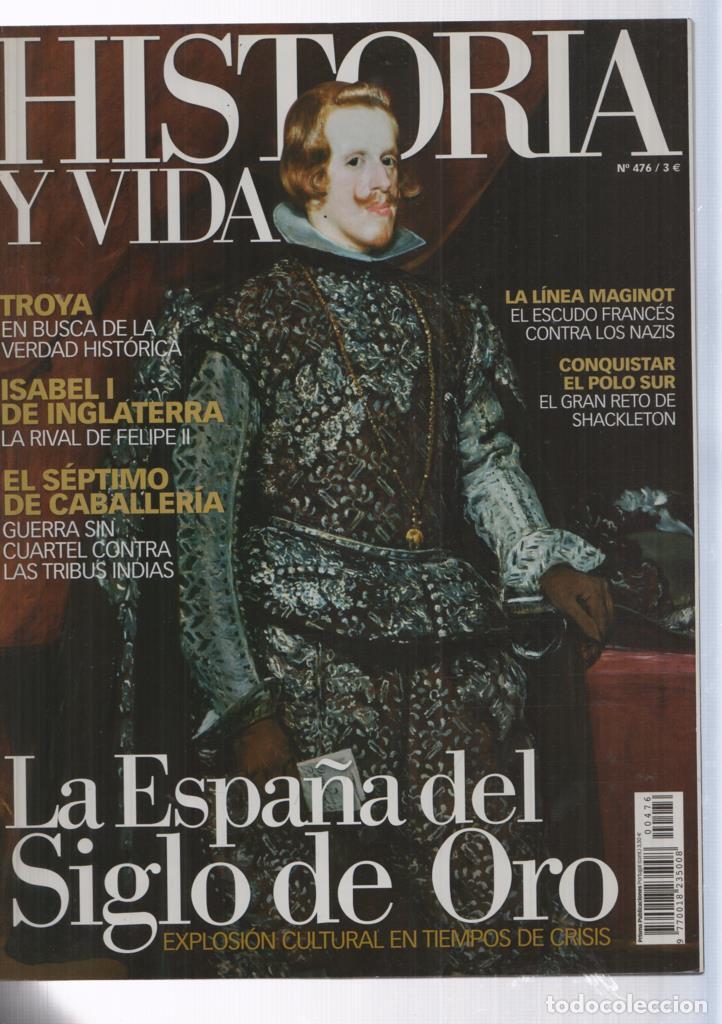 Coleccionismo de revista Tiempo: Historia y Vida numero 476: La espa&ntilde;a del siglo de oro - Varios