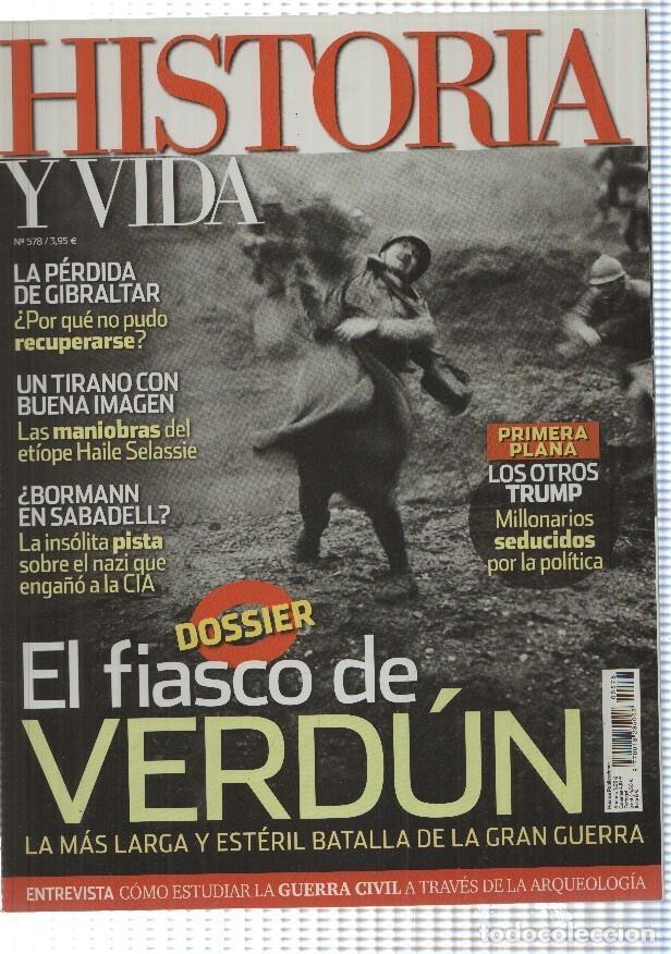 Coleccionismo de revista Tiempo: Historia y Vida numero 578: El fiasco de Verdun - Varios