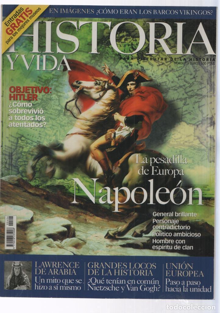 Coleccionismo de revista Tiempo: Historia y Vida numero 406: Napoleon - Varios