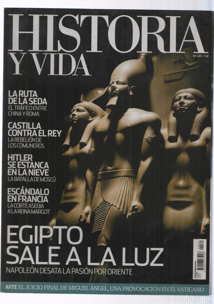 Coleccionismo de revista Tiempo: Historia y Vida numero 481: Egipto sale a la luz - Varios