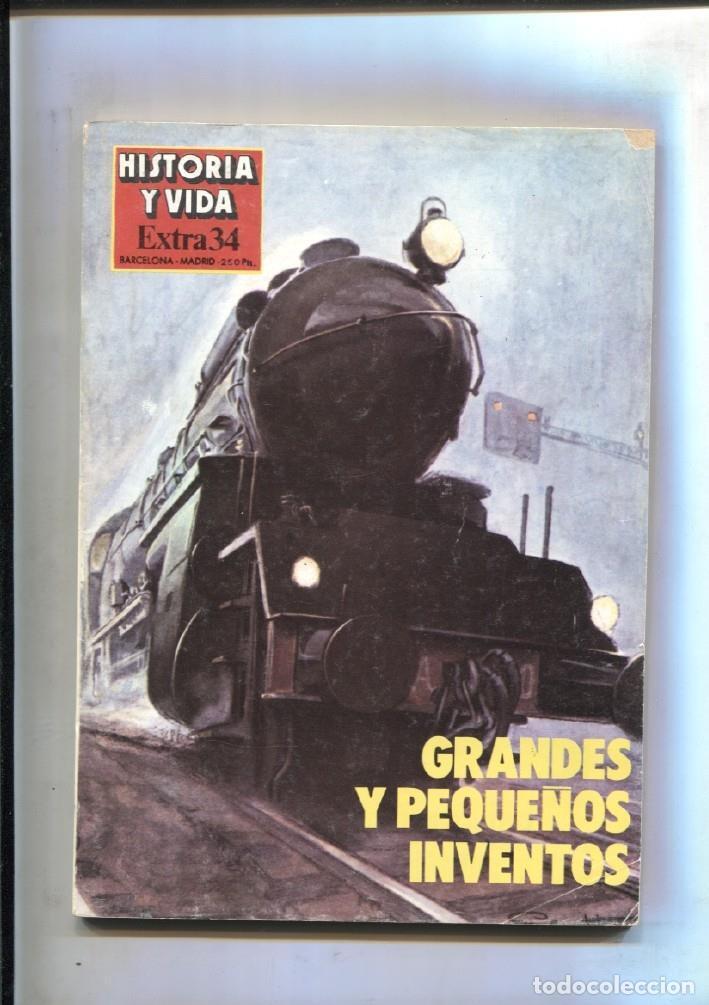 Coleccionismo de revista Tiempo: Historia y Vida extra numero 034: Grandes y peque&ntilde;os inventos - Varios