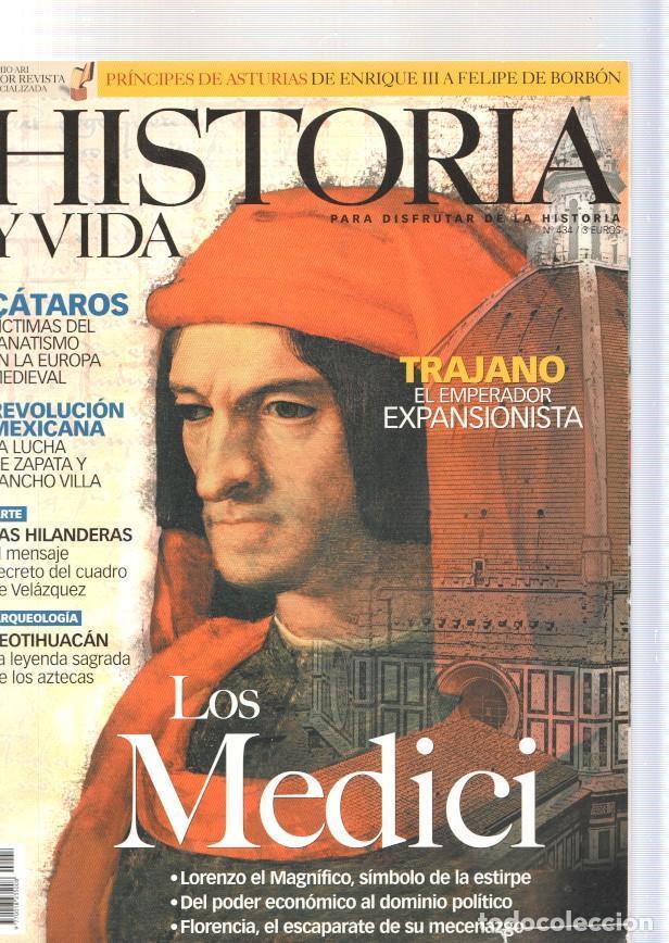 Coleccionismo de revista Tiempo: Historia y Vida numero 434, 2008: Principes de Asturias de Enrique III a Felipe de - varios