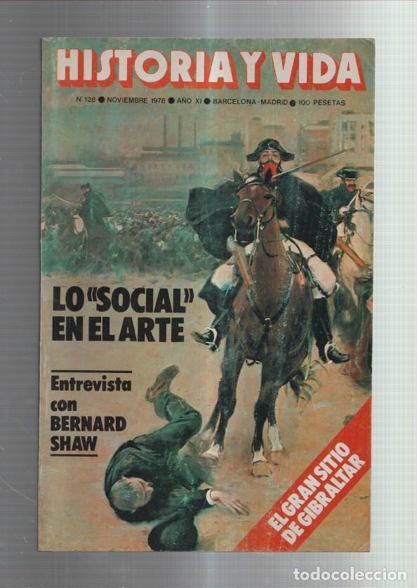Coleccionismo de revista Tiempo: Revista Historia y Vida numero 128: El gran sitio de Gibraltar - Varios
