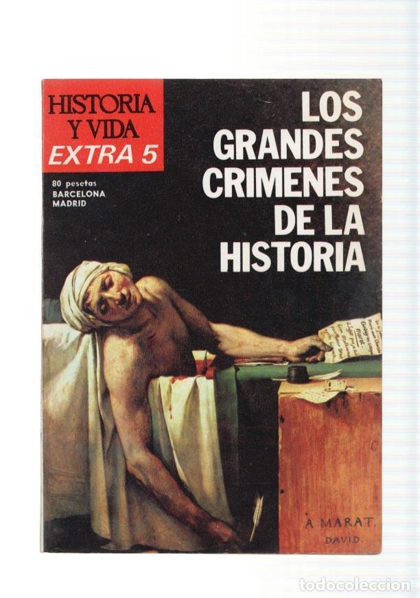 Collezionismo di Rivista Tiempo: Revista Historia y Vida Extra numero 005, a&ntilde;o 1975: Los Grandes crimenes de la historia - varios