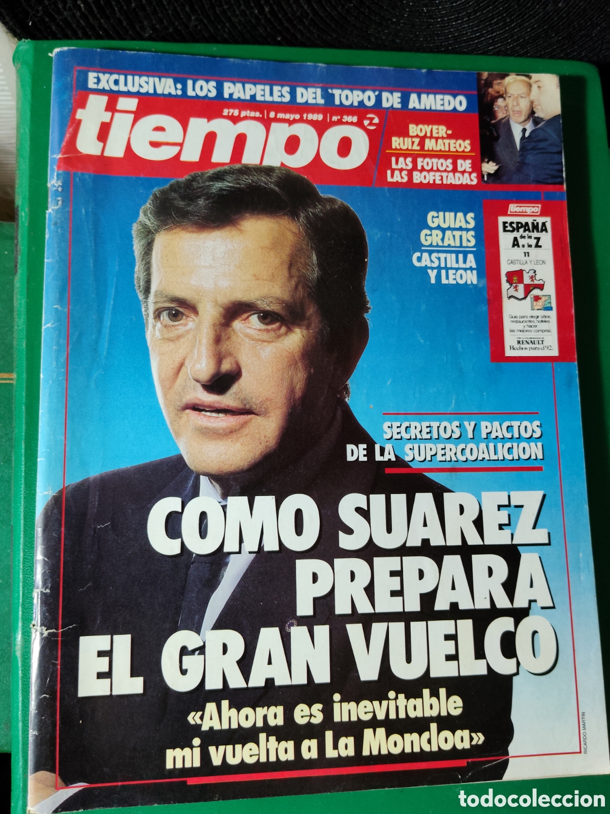 Coleccionismo de Revista Tiempo: Revista tiempo a&ntilde;o 1989 Su&aacute;rez