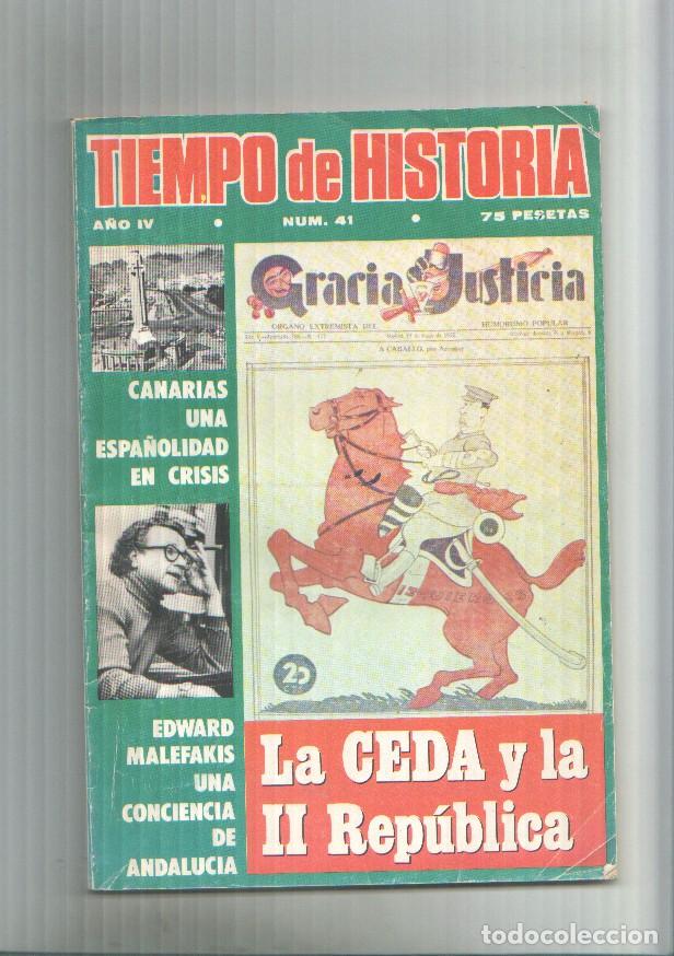 Colecionismo da Revista Tiempo: Revista: Tiempo de Historia numero 041: La CEDA y la II Republica - varios