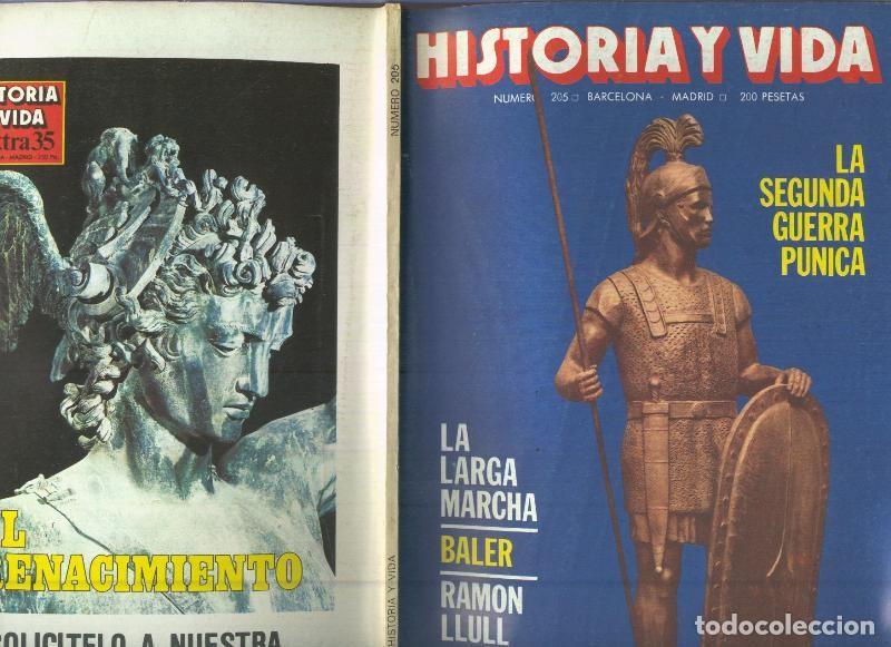 Coleccionismo de revista Tiempo: Historia y Vida numero 205: Lovecraft, La segunda geurra punica - Varios