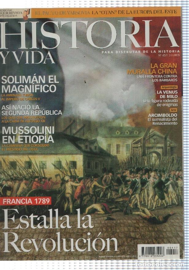 Coleccionismo de revista Tiempo: Historia y Vida numero 457: Estalla la Revolucion - Varios