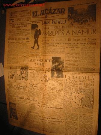 Collezionismo di Riviste e Giornali: DIARIO EL ALCAZAR a&ntilde;o 1940