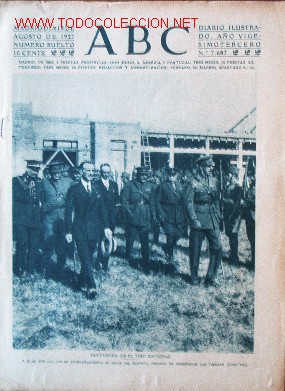 Coleccionismo de revistas y peri&oacute;dicos: Diario ABC - ALFONSO XIII EN SANTANDER