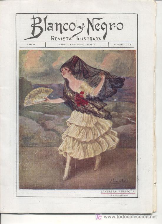 Collection Magazines and Newspapers: BLANCO   Y   NEGRO    N&ordm; 1312 -Del 9 de Julio de 1916