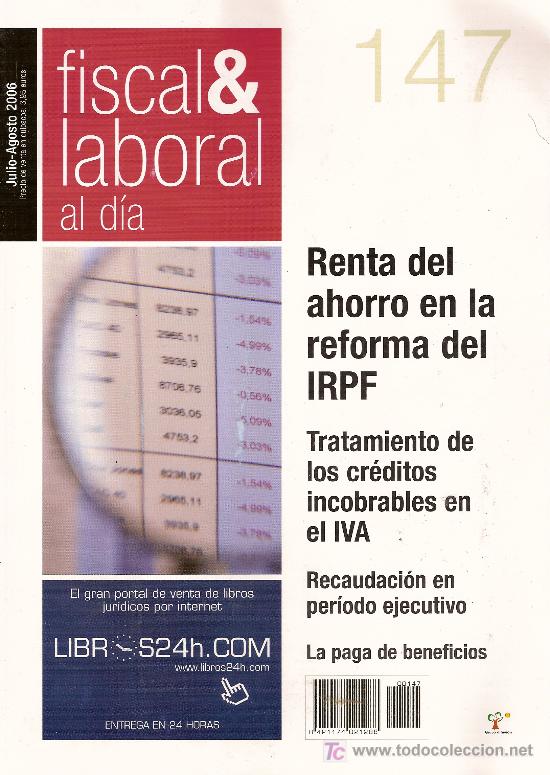Coleccionismo de revistas y peri&oacute;dicos: Revista econ&oacute;mica. 'Fiscal y laboral al d&iacute;a'. Julio 2006.