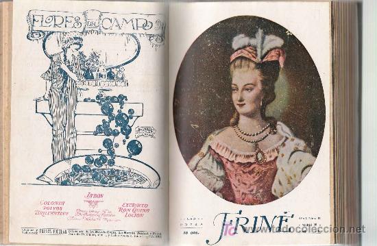 Coleccionismo de Revistas y Peri&oacute;dicos: Tomo encuadernado de la Revista femenina FRIN&Eacute; - 1918