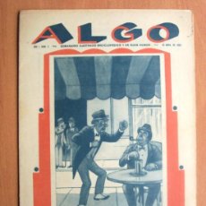 Coleccionismo de Revistas y Periódicos: ALGO Nº 4 - SEMNARIO ILUSTRADO ENCICLOPEDICO Y DE BUEN HUMOR - 20 ABRIL 1929 - 16 PÁGINAS. Lote 22838660