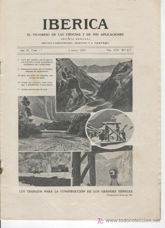 Coleccionismo de Revistas y Peri&oacute;dicos: IBERICA 1922 GRANDES TUNULES PESCA DEL SALMON EN EL LAGO BROOKS ALASKA 417 LA ATLANTIDA