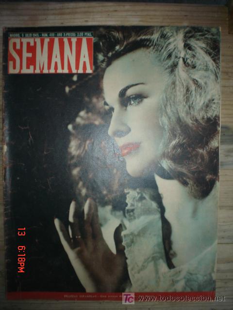 SEMANA-Nº489--1949 (Coleccionismo - Revistas y Periódicos Modernos (a partir de 1.940) - Otros)