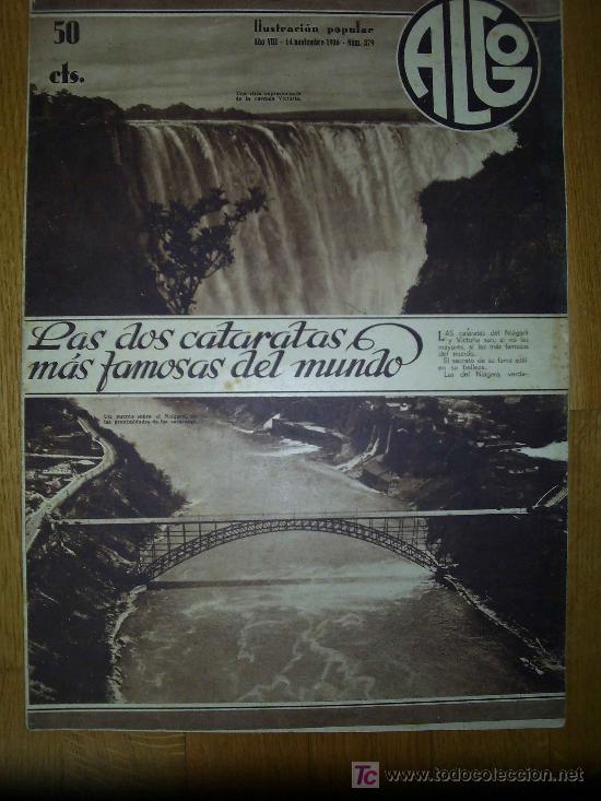 Colecionismo de Revistas e Jornais: Revista ALGO, Ilustraci&oacute;n Popular - 1936 * FERNANDO POO * PIZARRO *
