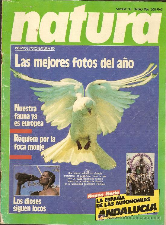 revista 'natura', nº 34. enero 1986. paloma en - Buy Other modern magazines  and newspapers on todocoleccion