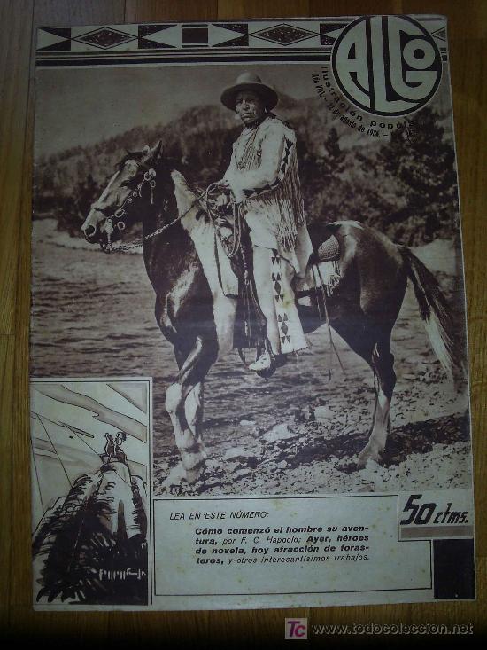 Coleccionismo de revistas y peri&oacute;dicos: ANTIGUA REVISTA ALGO: ILUSTRACI&Oacute;N POPULAR - 1936
