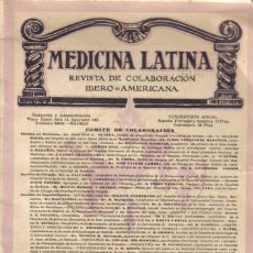 Coleccionismo de Revistas y Periódicos: REVISTA MÉDICA. MEDICINA LATINA. IBERO - AMERICANA. AÑO V, DICIEMBRE DE 1932, Nº 57.. Lote 8926975