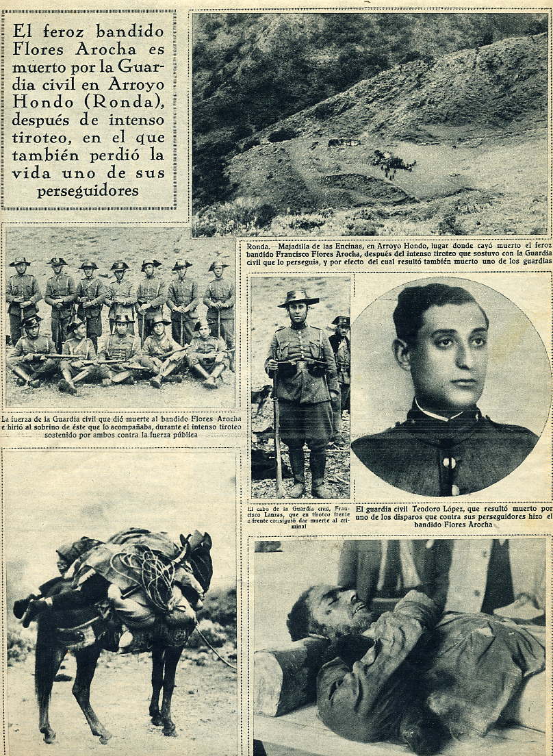 Coleccionismo de revistas y peri&oacute;dicos: ARROYO HONDO 1933 BANDIDO HOJA REVISTA
