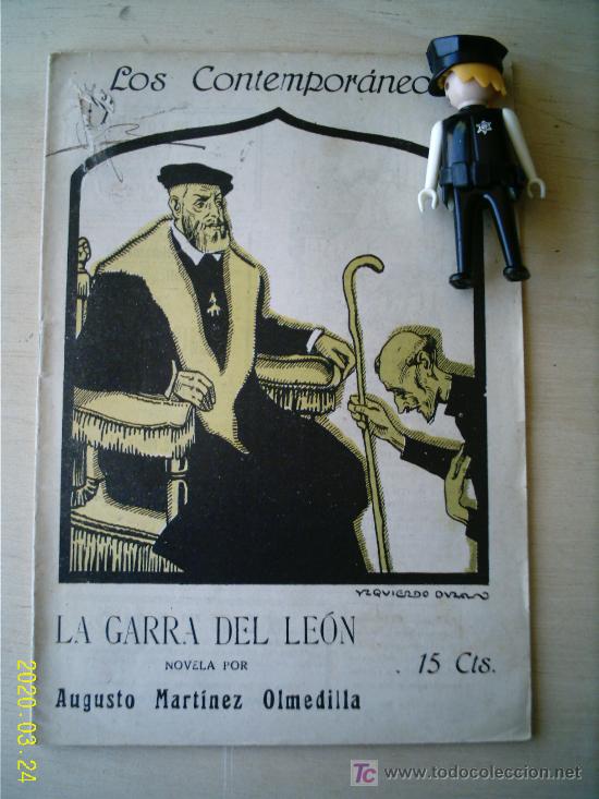 Coleccionismo de revistas y peri&oacute;dicos: REVISTA LITERARIA LOS CONTEMPORANEOS. 30-jun-1921. LA GARRA DEL LE&Oacute;N AUGUSTO MART&Iacute;NEZ OLMEDILLA