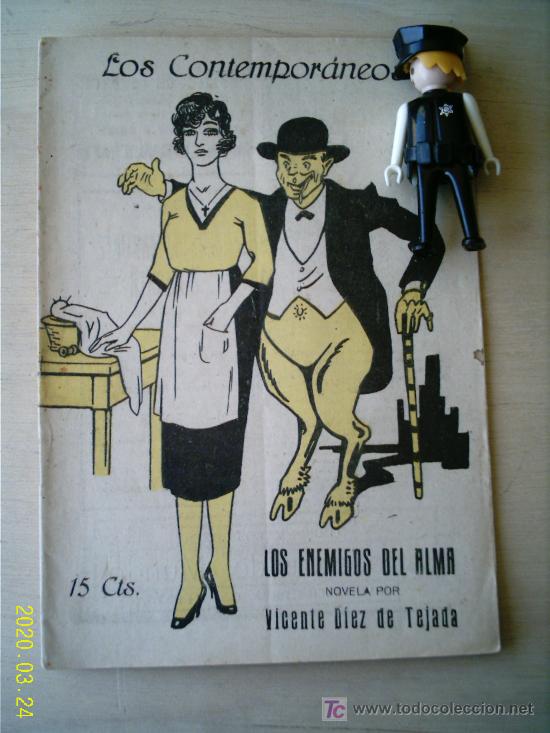 Coleccionismo de revistas y peri&oacute;dicos: REVISTA LITERARIA LOS CONTEMPORANEOS. 24-feb-1921. LOS ENEMIGOS DEL ALMA VICENTE D&Iacute;EZ DE TEJADA