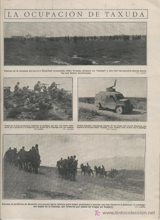 Collection Magazines and Newspapers: REVISTA A&Ntilde;O 1921 GUERRA DE MARRUECOS TAXUDA MONTE-ARRUIT BERENGUER REDONDO ALMENDRALEJO SANT FELIU