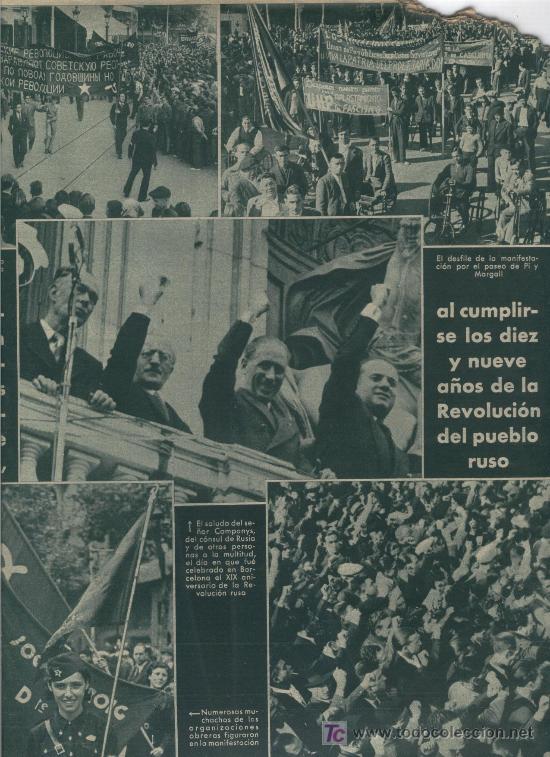 Collezionismo di Riviste e Giornali: REVISTA 1936 GUERRA CIVIL DEFENSA DE MADRID COMPANYS TORRENTS YUBERO SRI MILICIANAS DEL POUM
