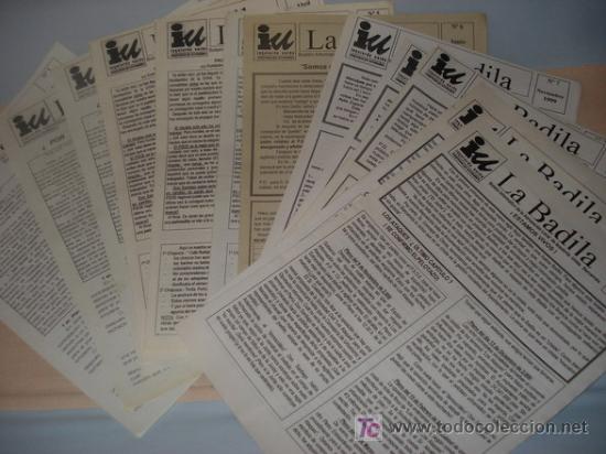 Colecionismo de Revistas e Jornais: LOTE REVISTA LA BADILA. BARCARROTA. Editada por La Agrupaci&oacute;n de Izquierda Unida.