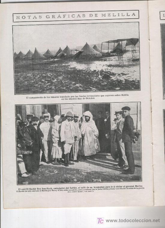 Collection Magazines and Newspapers: A&Ntilde;O 1909 LA GUERRA DE MELILLA GENERAL OROZCO GURUGU LAS PALMAS  PEROJO MERCEDES PEREZ DE VARGAS