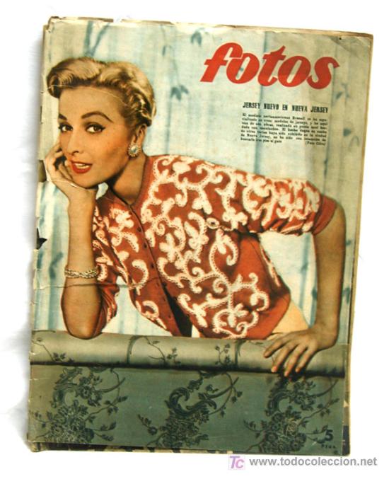 Coleccionismo de revistas y peri&oacute;dicos: Fotos Semanario Gr&aacute;fico Marzo 1954 Jersey nuevo en nueva jersey