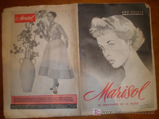 Collection Magazines and Newspapers: MARISOL. SEMANA DEL 15 AL 21 DE MARZO DE 1954