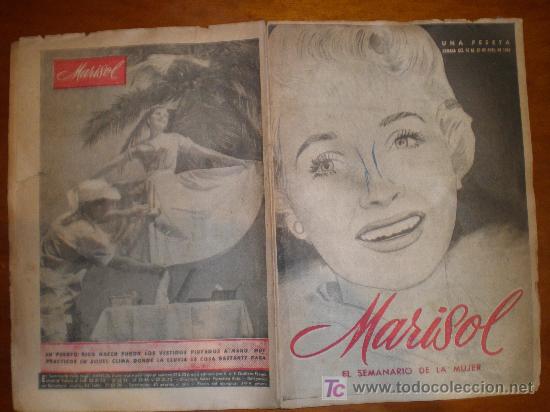 Collection Magazines and Newspapers: MARISOL. SEMANA DEL 19 AL 25 DE ABRIL DE 1954
