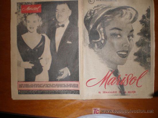 Sammeln von Zeitschriften und Zeitungen: MARISOL. SEMANA DEL 19 AL 25 DE DICIEMBRE DE 1955