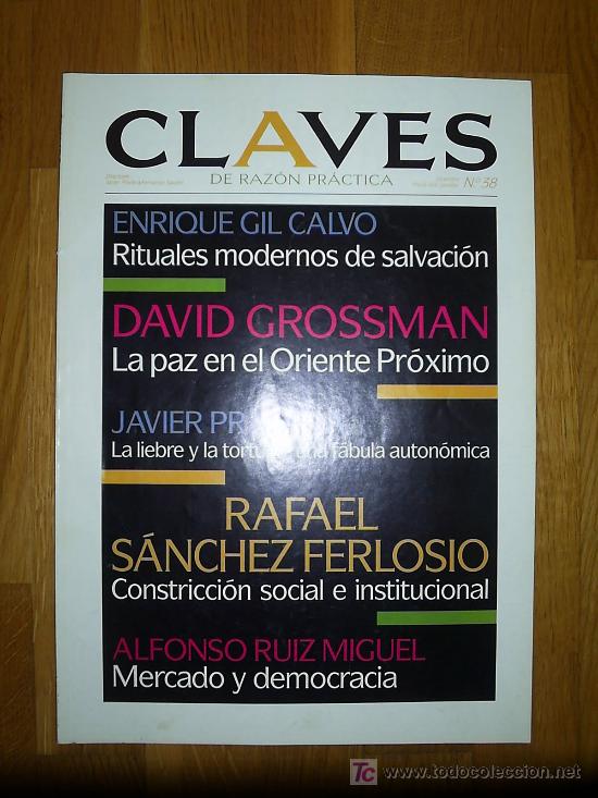 Collectionnisme de Revues et Journaux: CLAVES DE RAZ&Oacute;N PR&Aacute;CTICA A&ntilde;o: 1993, N&uacute;mero: 38