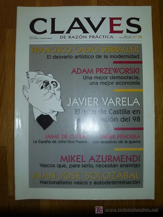 Coleccionismo de revistas y peri&oacute;dicos: CLAVES DE RAZ&Oacute;N PR&Aacute;CTICA A&ntilde;o: 1997, N&uacute;mero: 70