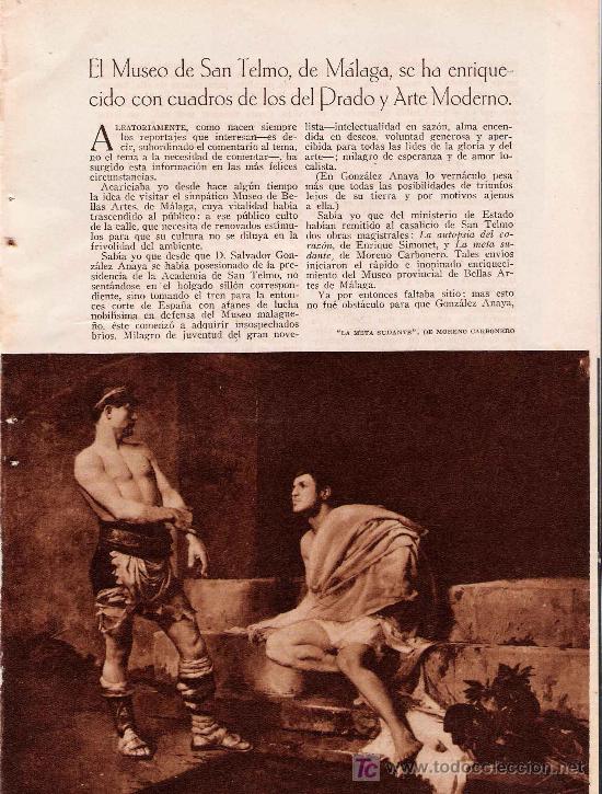 Coleccionismo de Revistas y Peri&oacute;dicos: * M&aacute;laga * Museo de San Telmo/ [texto], Manuel Prados y L&oacute;pez &ndash; a&ntilde;os 30