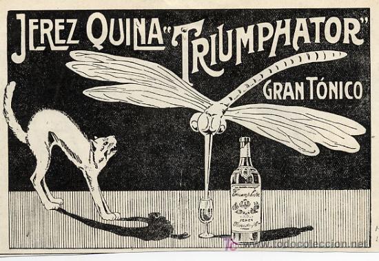 Coleccionismo de Revistas y Peri&oacute;dicos: JEREZ QUINA TRIUMPHATOR 1921 RETAL HOJA REVISTA